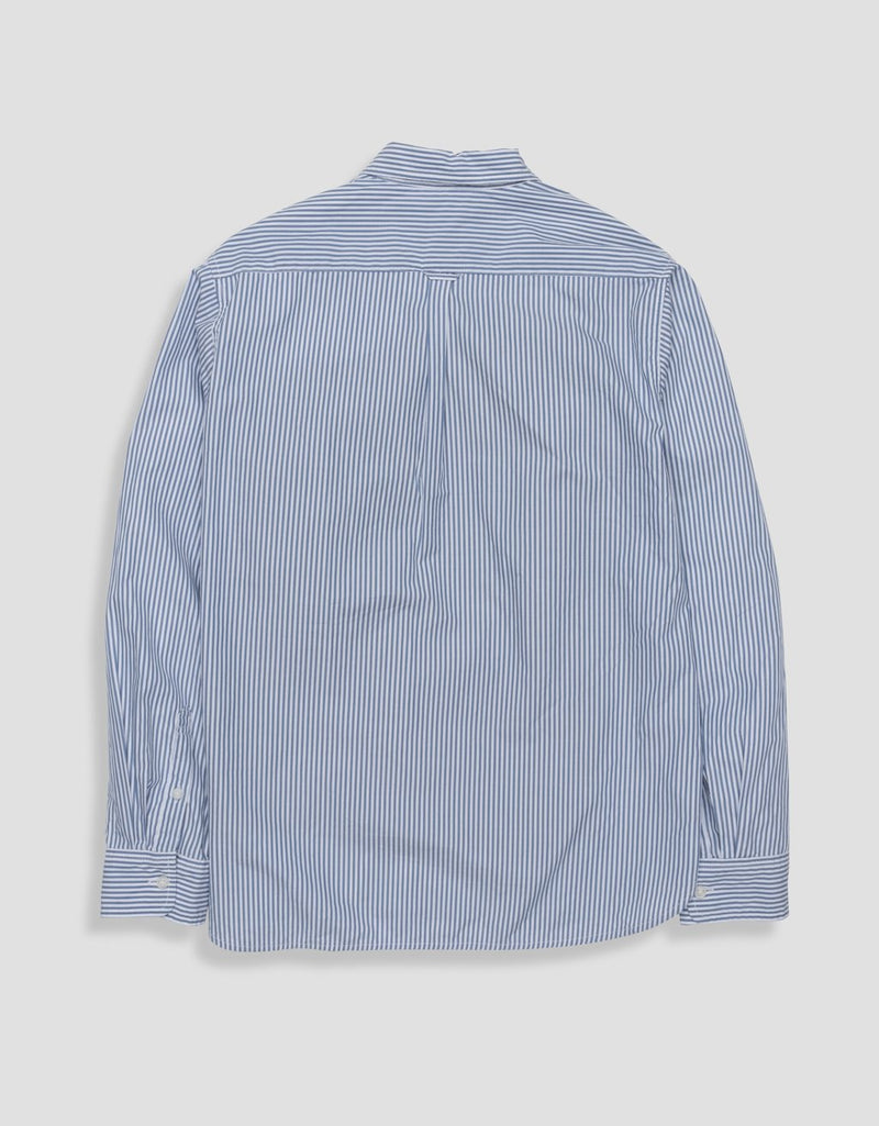 unsubscribed striped boyfriend shirt
