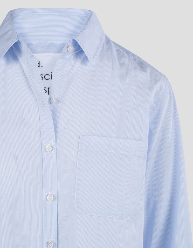 unsubscribed striped boyfriend shirt