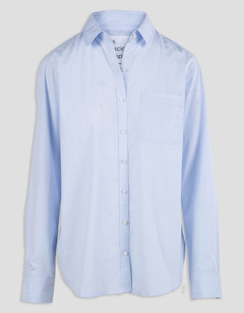 unsubscribed striped boyfriend shirt
