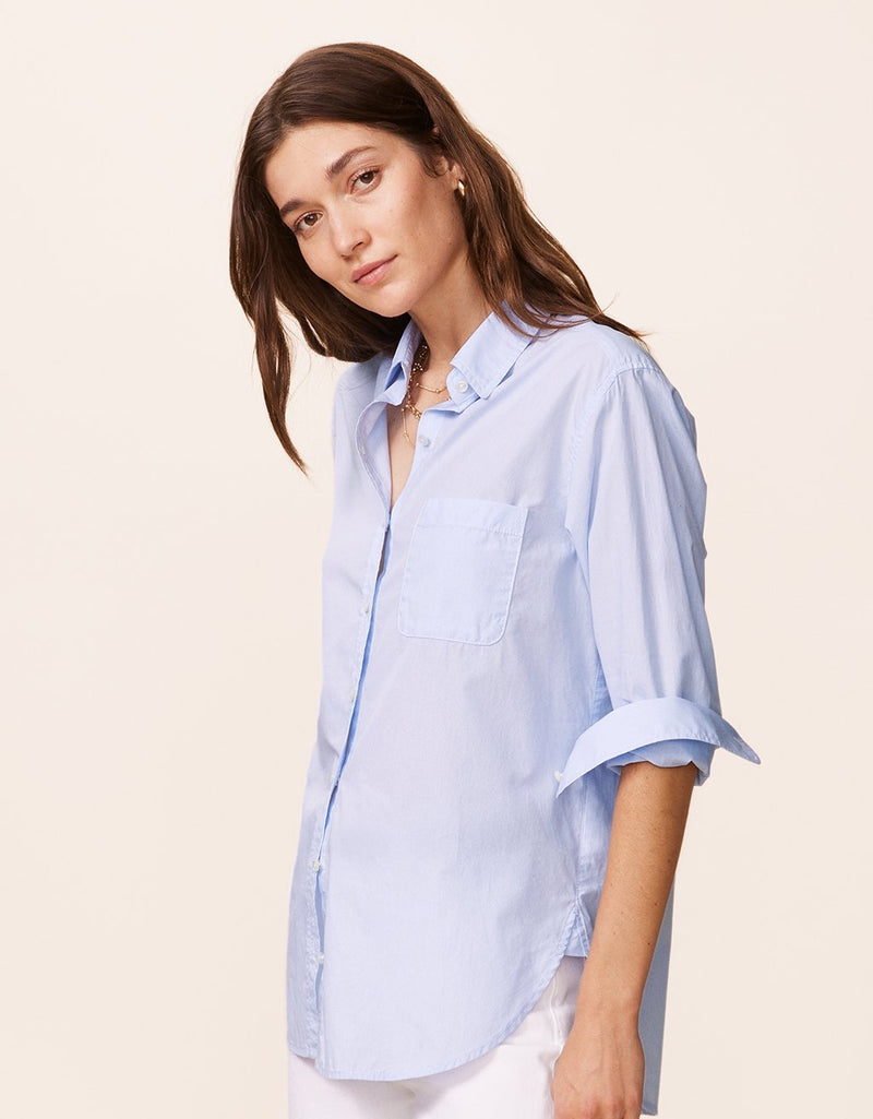 unsubscribed striped boyfriend shirt