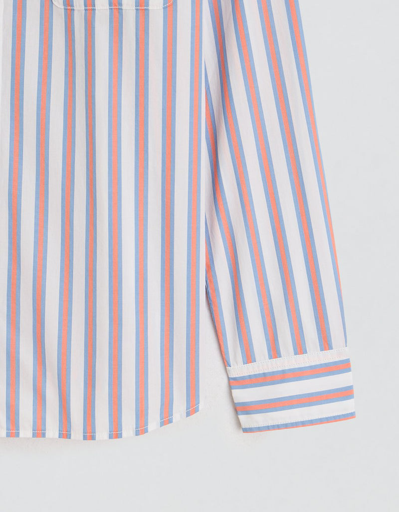 Unsubscribed Classic Boyfriend Shirt in Yacht Stripe