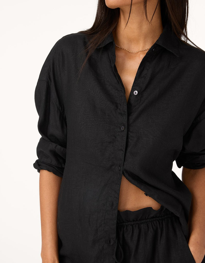 unsubscribed linen button down