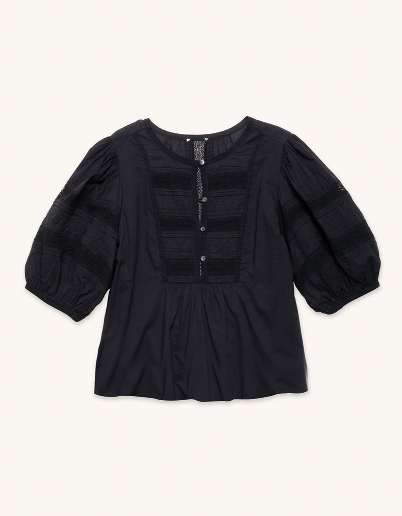 unsubscribed cotton voile blouse