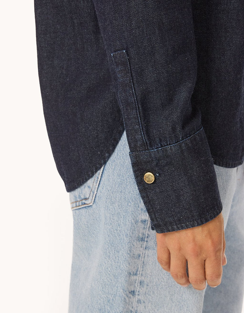 Unsubscribed Denim Popover Shirt