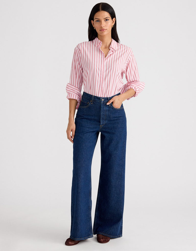 Unsubscribed Thomas Mason™ Mini Boyfriend Shirt