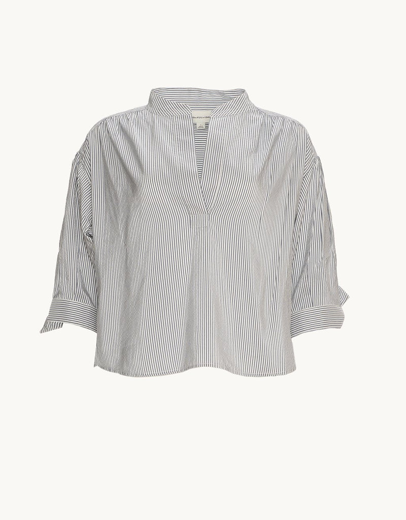 Unsubscribed Striped Popover Shirt
