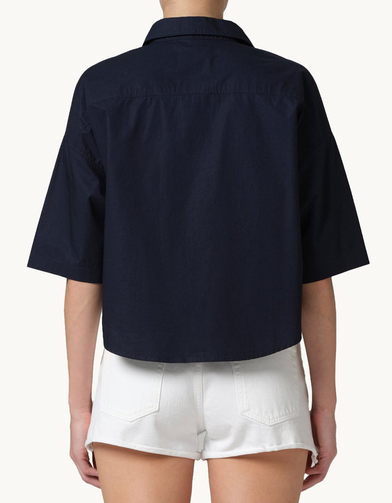 Citizens of Humanity Frances Cropped Cape Button Up