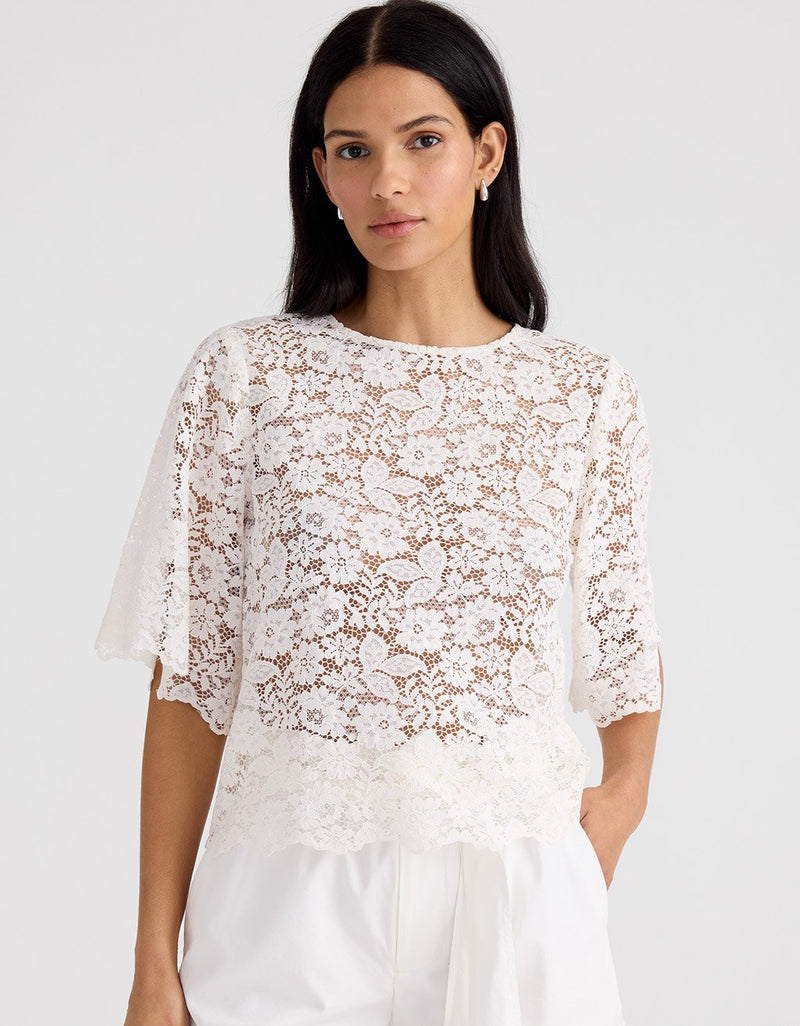 Unsubscribed Lace Top