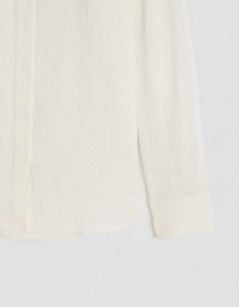 Close-up of a white fabric texture