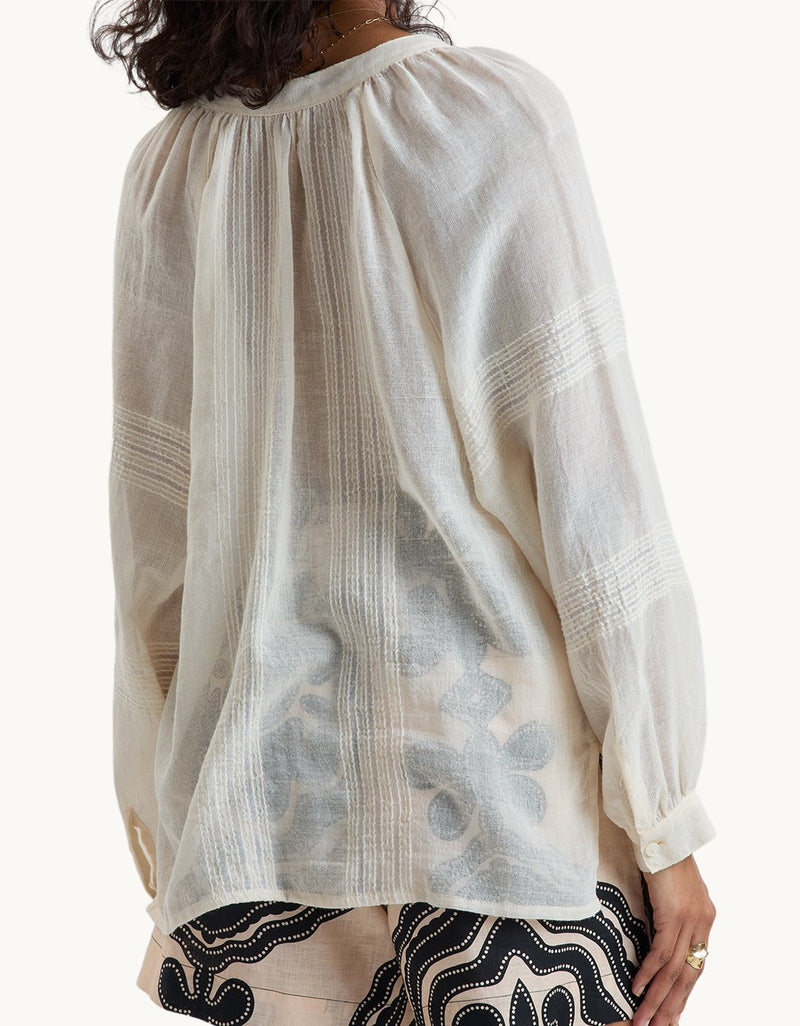 Lemlem Mita Button Up Blouse