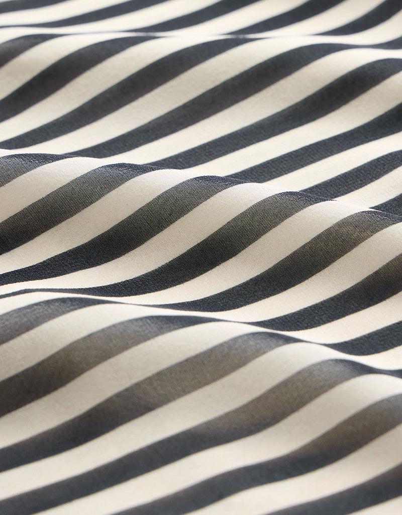 Unsubscribed Striped Silk Top