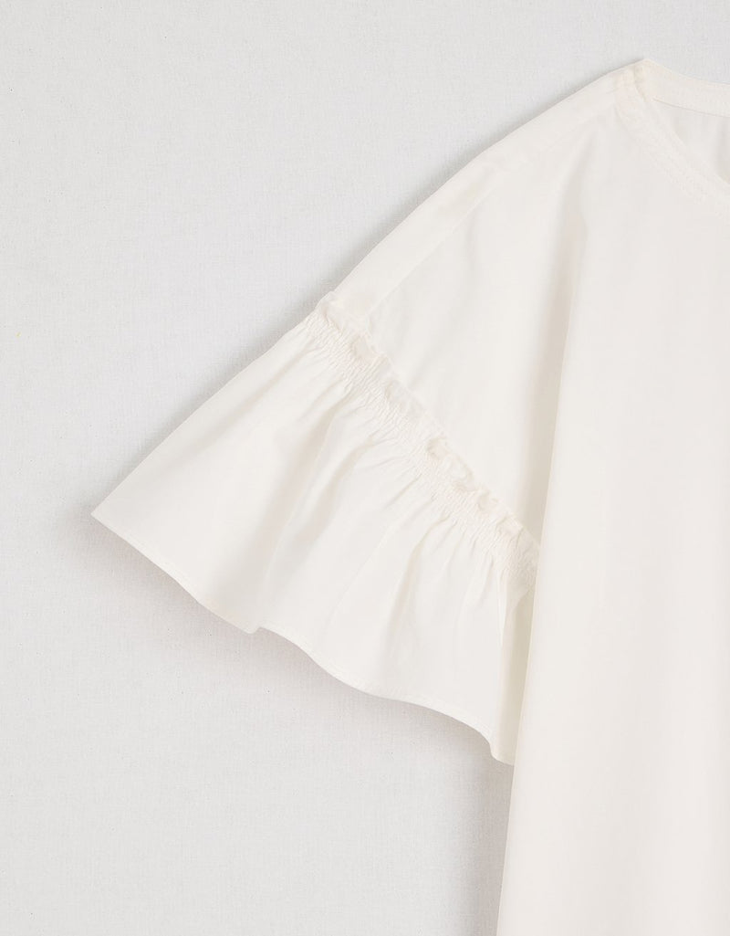 Unsubscribed Ruffle Sleeve Top