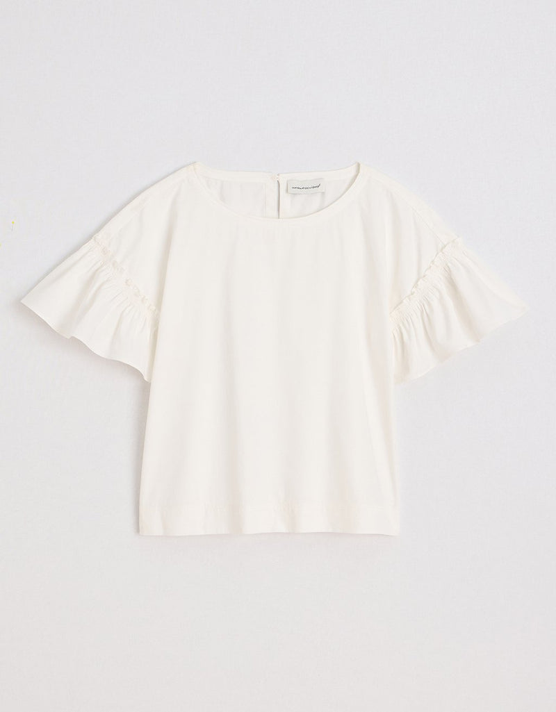 Unsubscribed Ruffle Sleeve Top