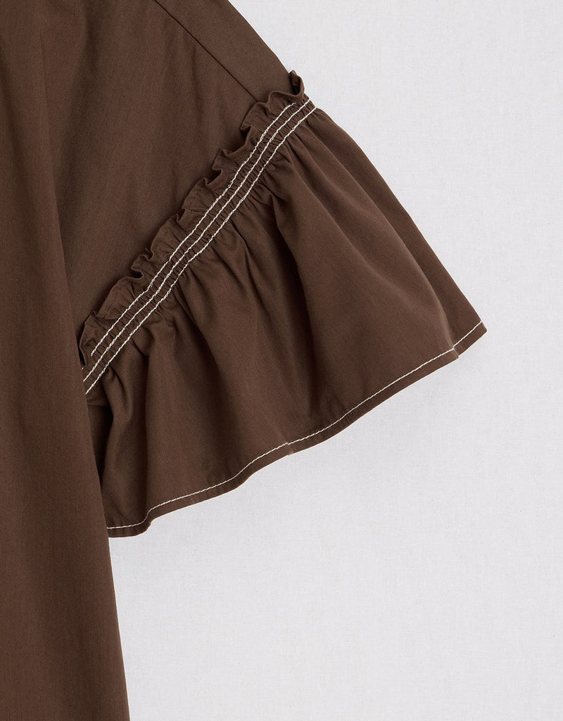 Unsubscribed Ruffle Sleeve Top