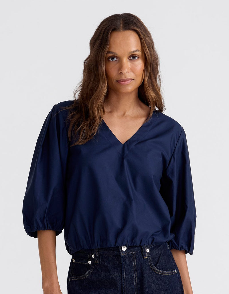 Unsubscribed Sateen Bubble Top