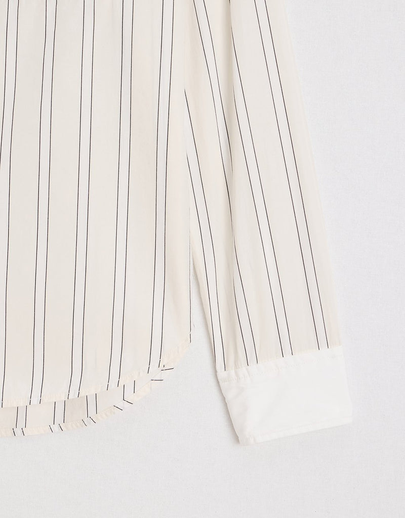 Unsubscribed Classic Boyfriend Shirt in Thomas Mason™ Gelato Stripe