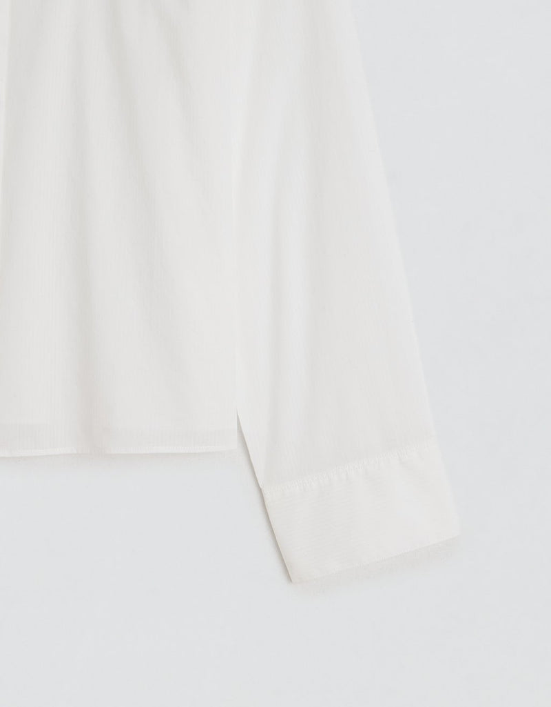 Unsubscribed Mini Boyfriend Shirt in Thomas Mason™ Stripe