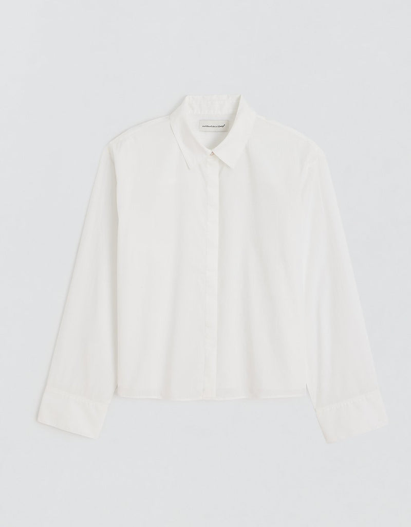 Unsubscribed Mini Boyfriend Shirt in Thomas Mason™ Stripe