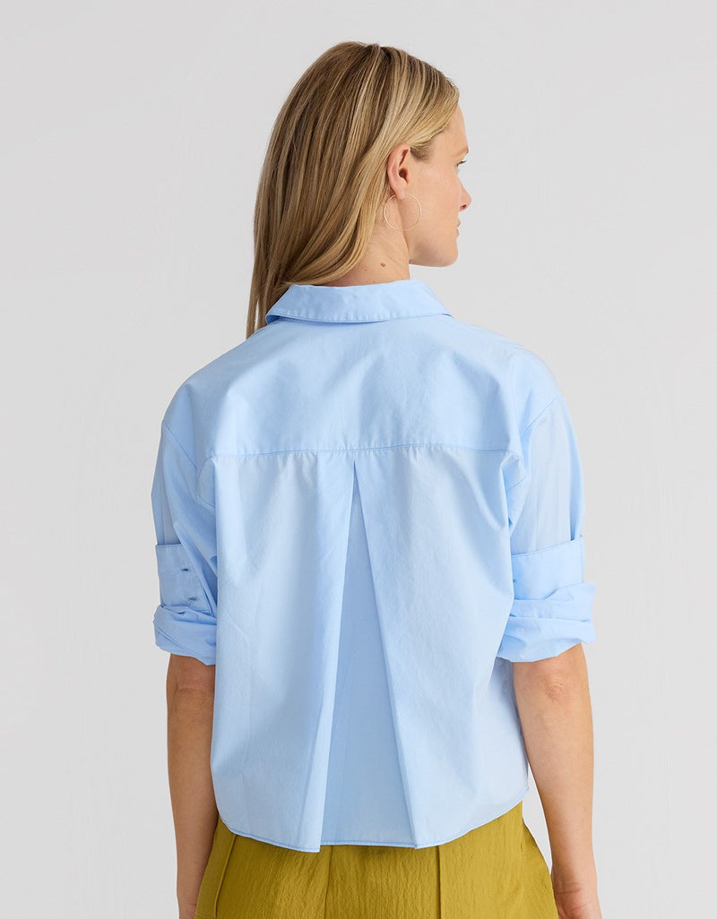 Unsubscribed Thomas Mason™ Mini Boyfriend Shirt