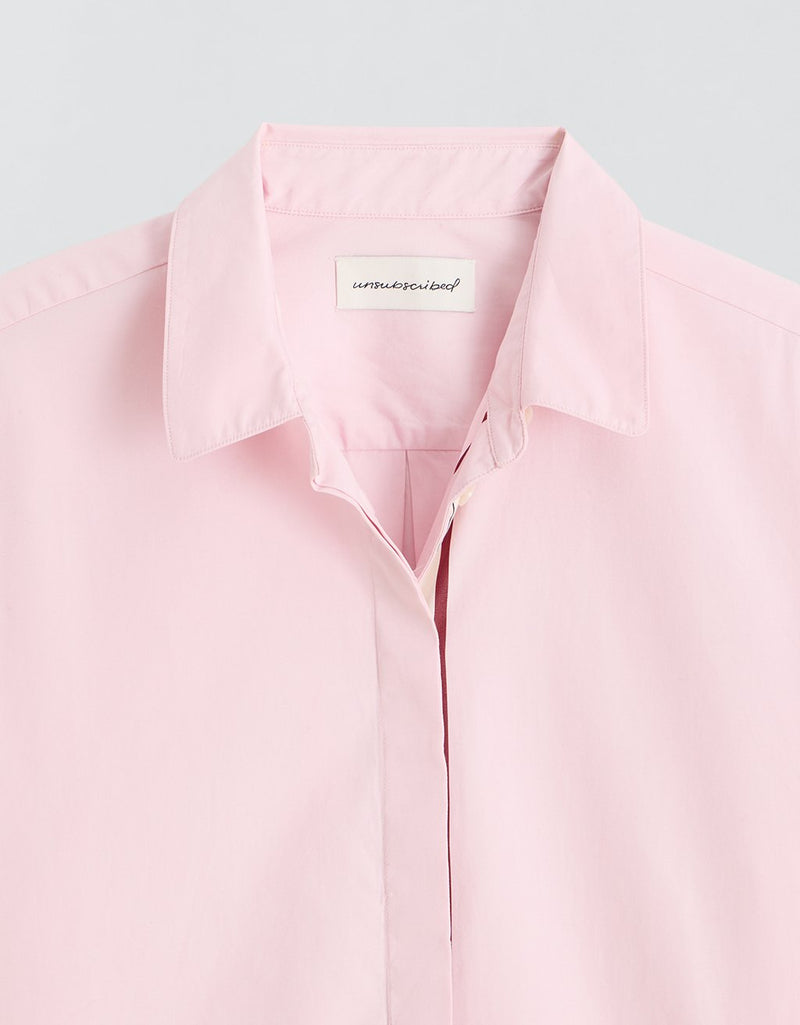 Unsubscribed Clean Boyfriend Shirt in Thomas Mason® Selvedge Stripe