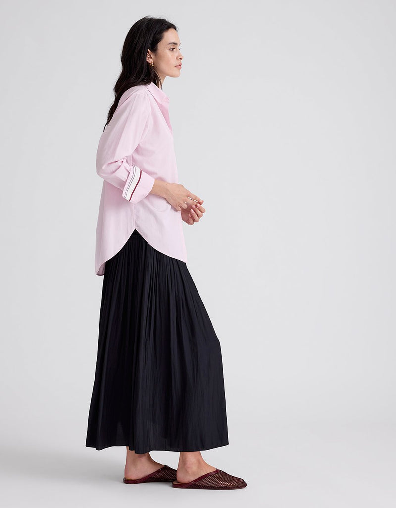Unsubscribed Clean Boyfriend Shirt in Thomas Mason® Selvedge Stripe