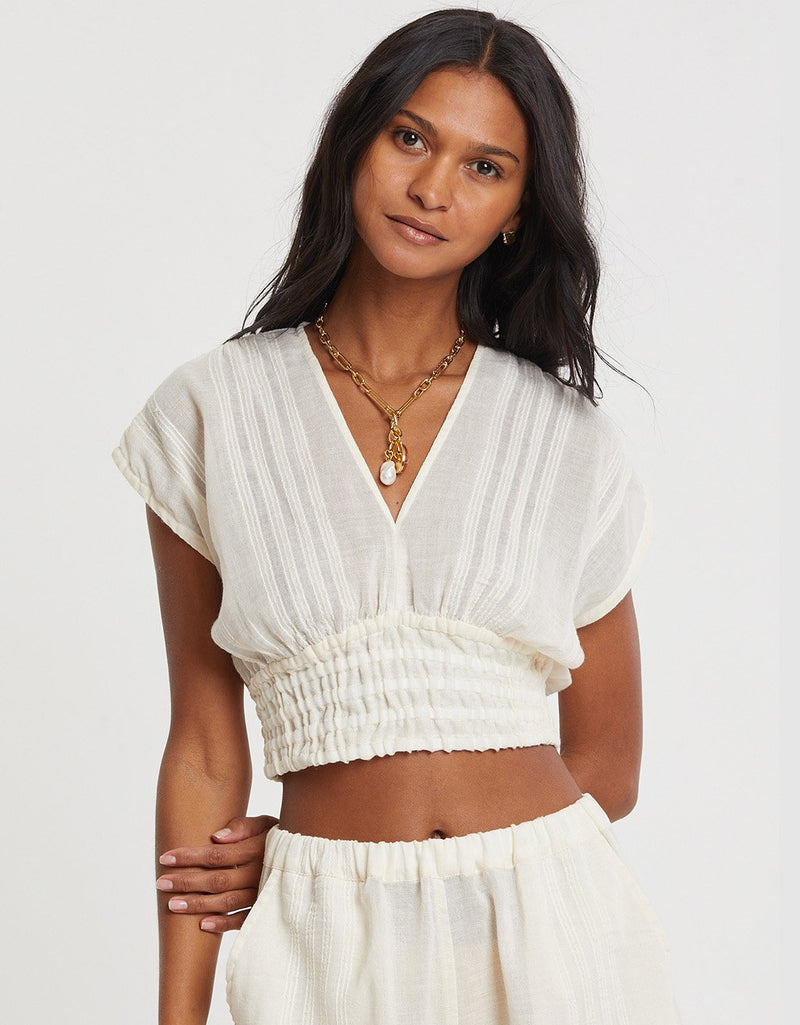 Lemlem Alia Plunge Top