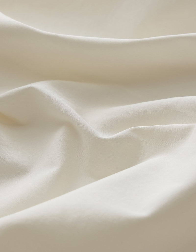 Unsubscribed Drawstring Hem Shirt in Sateen