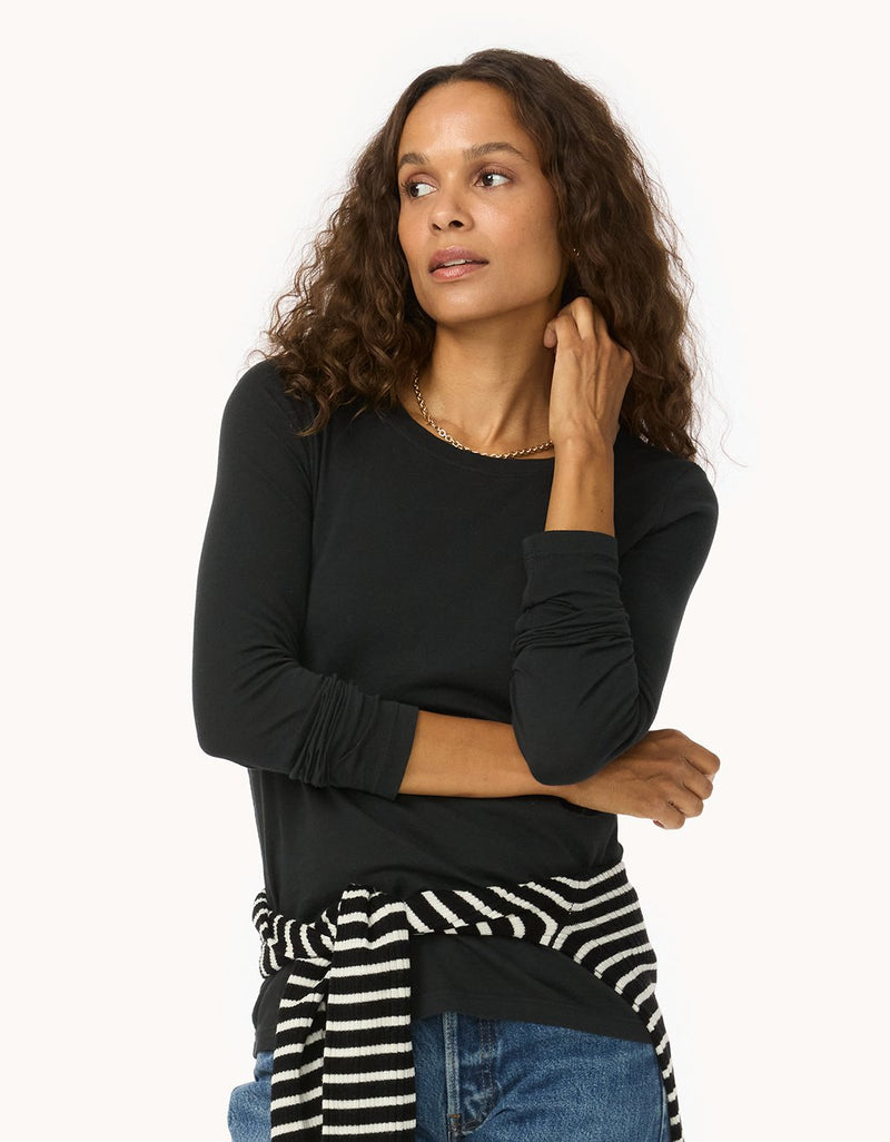 unsubscribed long sleeve crewneck tee
