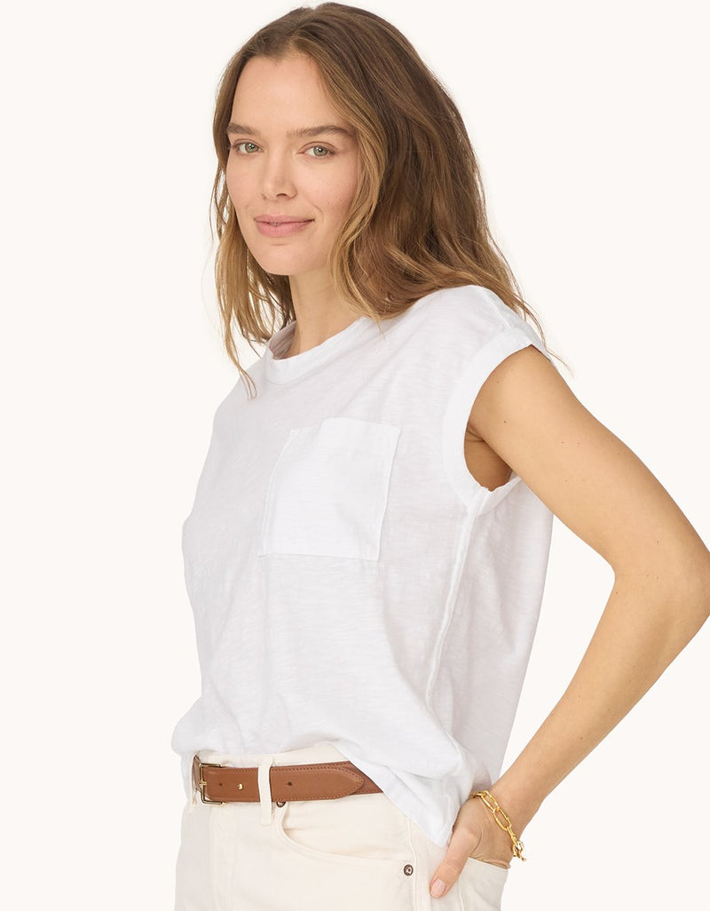 unsubscribed cotton slub muscle tee
