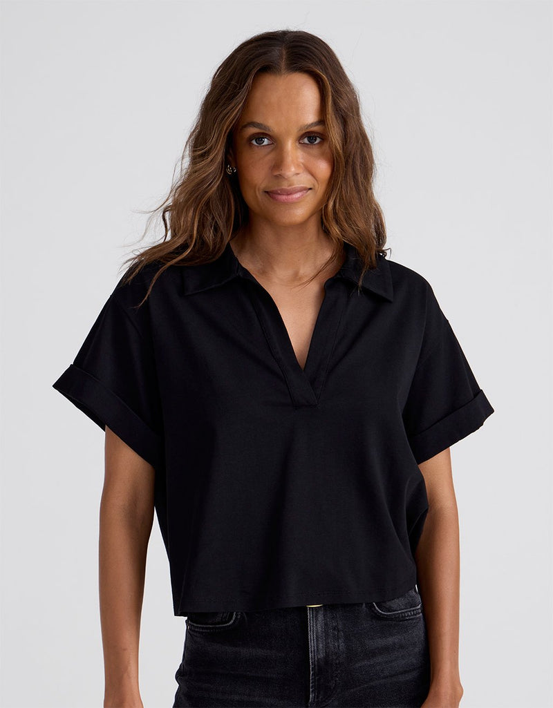 Unsubscribed Polo Popover Tee