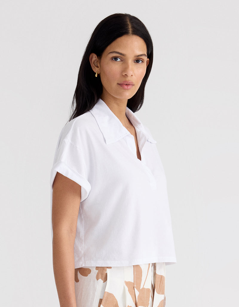 Unsubscribed Polo Popover Tee