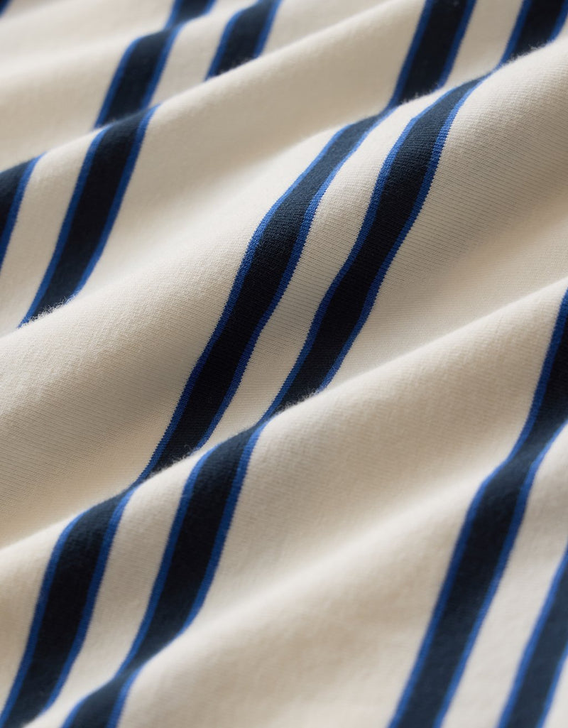 Unsubscribed Polo Popover Tee in Stripe