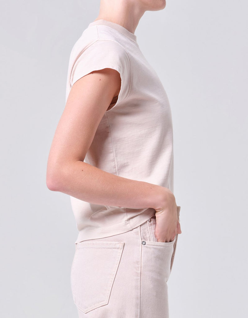 Agolde Bryce Cap Sleeve Tee