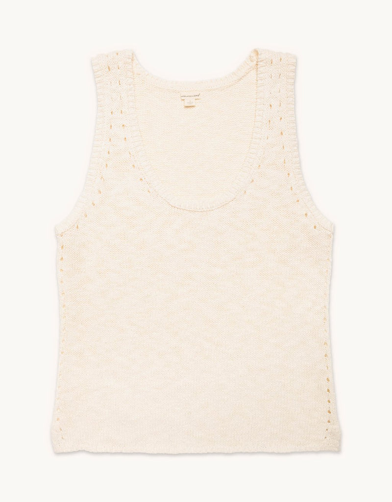 unsubscribed cotton linen beach tank