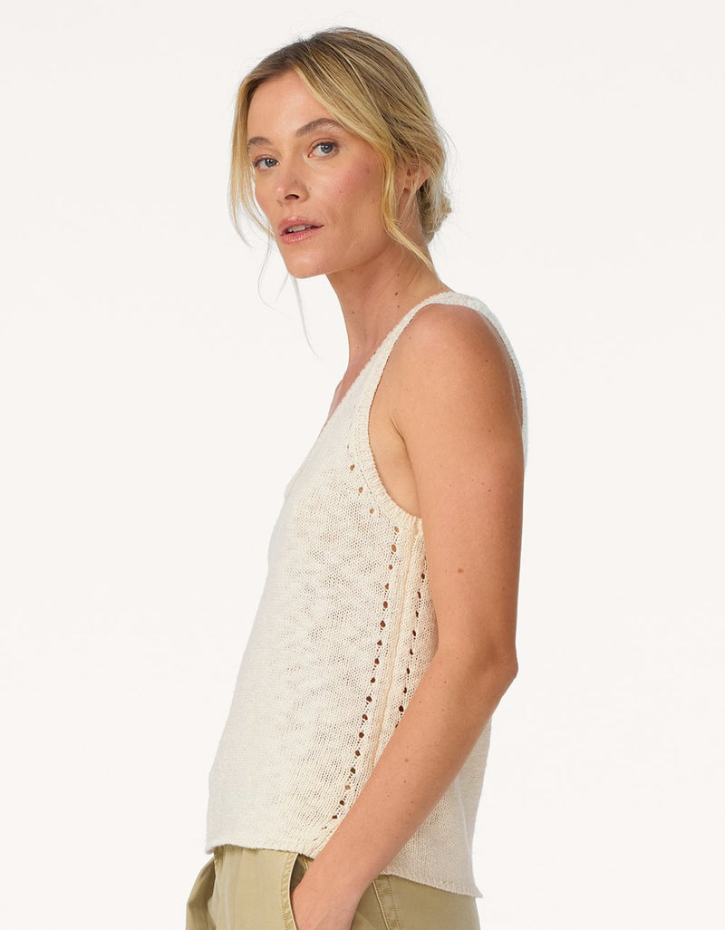 unsubscribed cotton linen beach tank