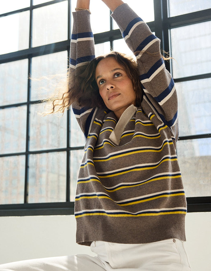 Unsubscribed Wool Blend Rugby Sweater