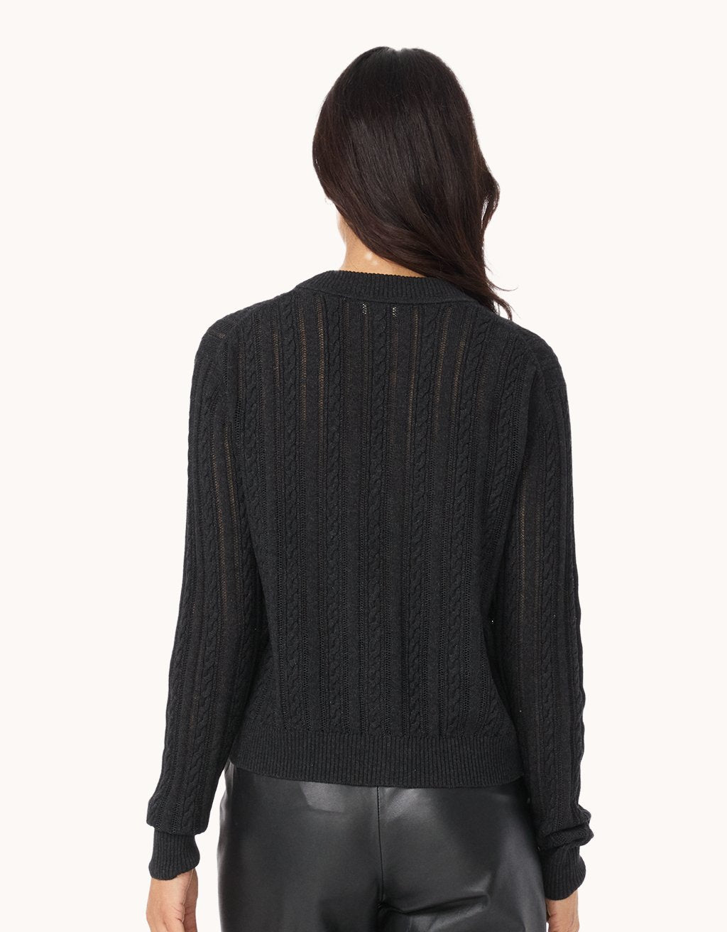 Unsubscribed Wool Silk Cable Cardigan – unsubscribed