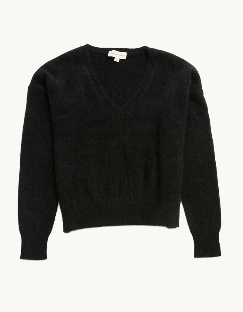 Unsubscribed Brushed V-Neck Sweater