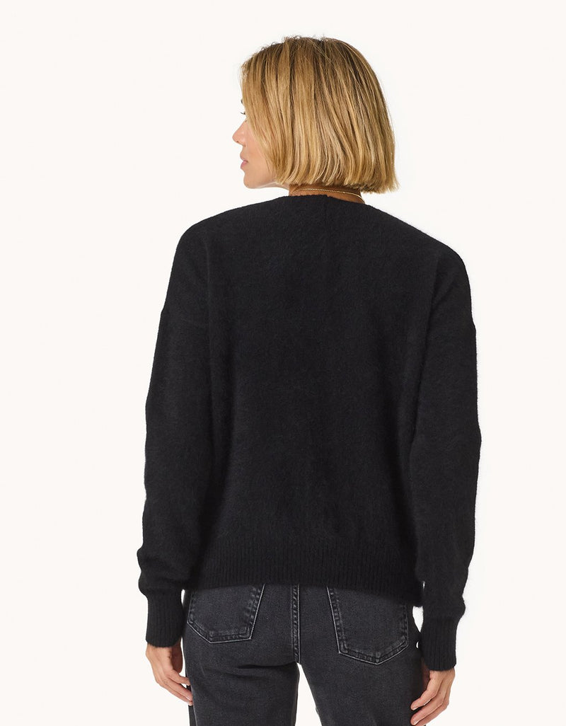 Unsubscribed Brushed V-Neck Sweater