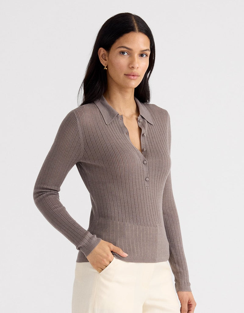 Unsubscribed Merino Wool Polo