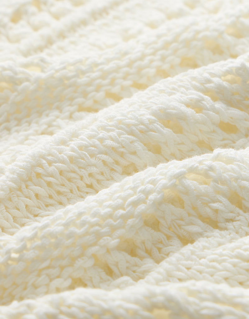 Unsubscribed Tape Yarn V-Neck Sweater