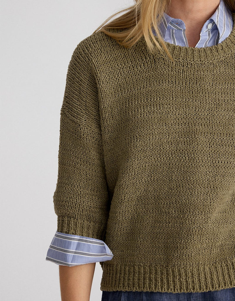 Unsubscribed Tape Yarn Sweater Tee