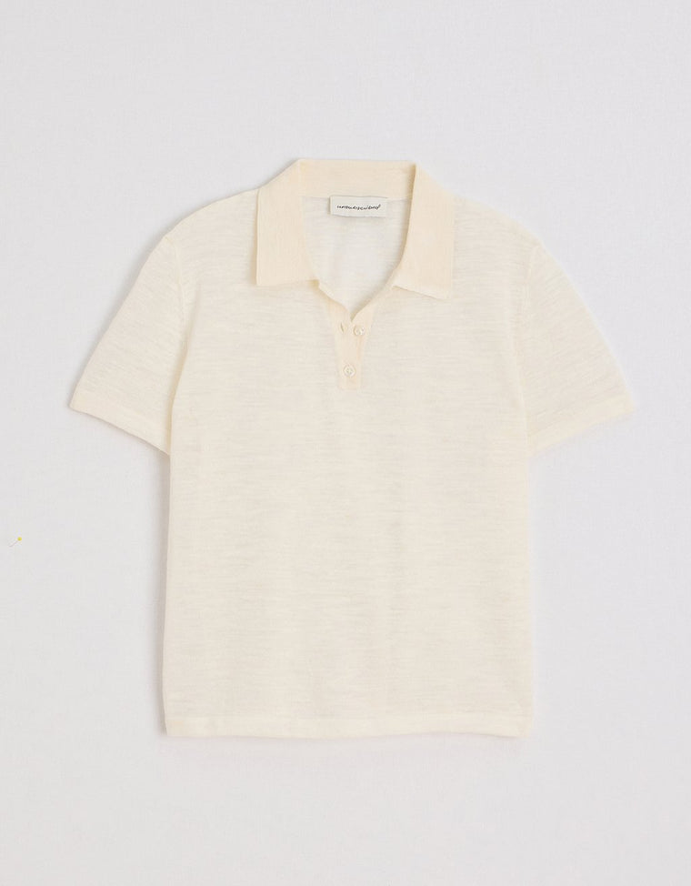 Unsubscribed Linen Polo Sweater