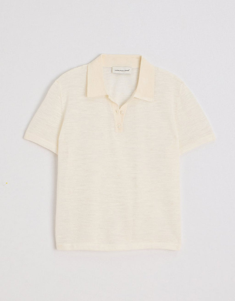 Unsubscribed Linen Polo Sweater