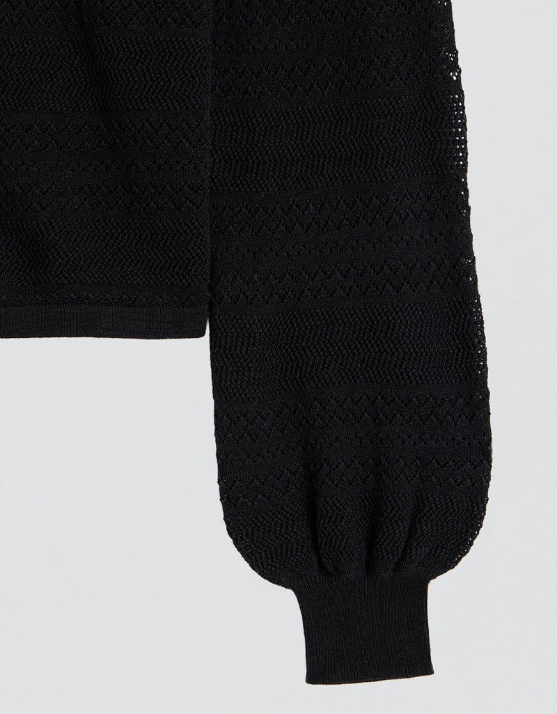 Unsubscribed Ruffle Popover Sweater