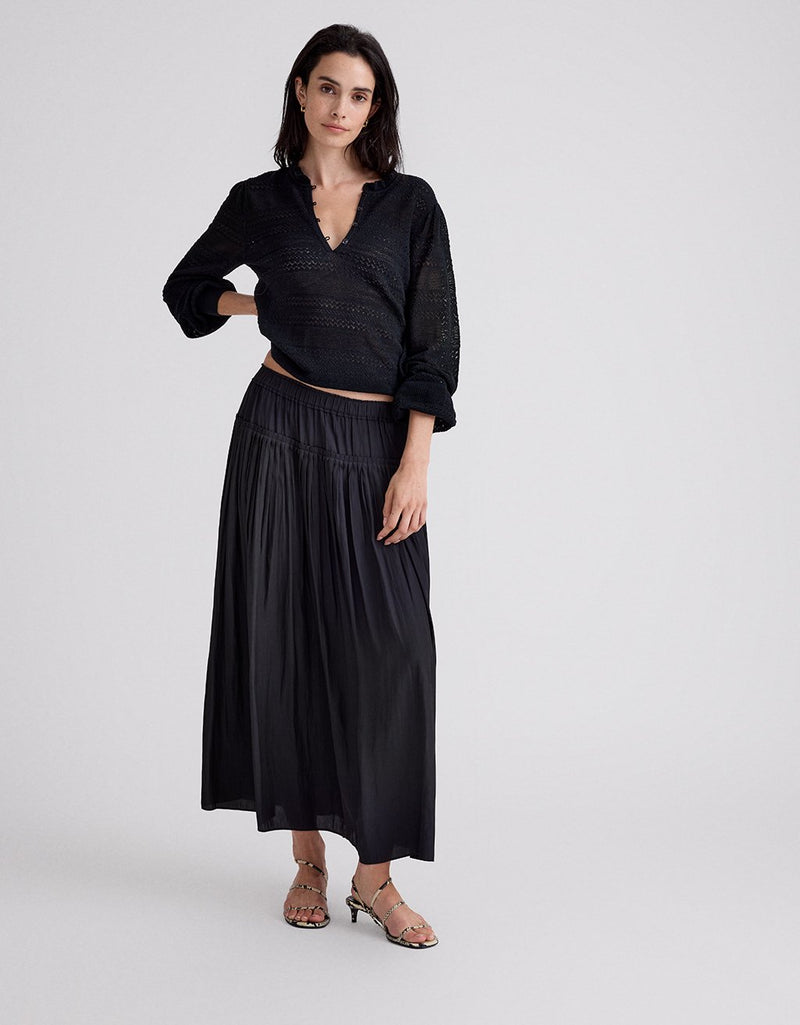 Unsubscribed Ruffle Popover Sweater