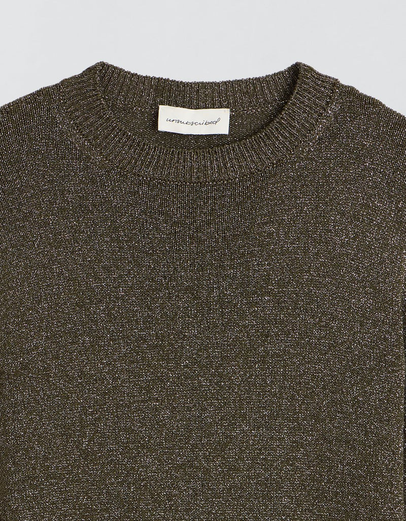 Unsubscribed Metallic Sweater