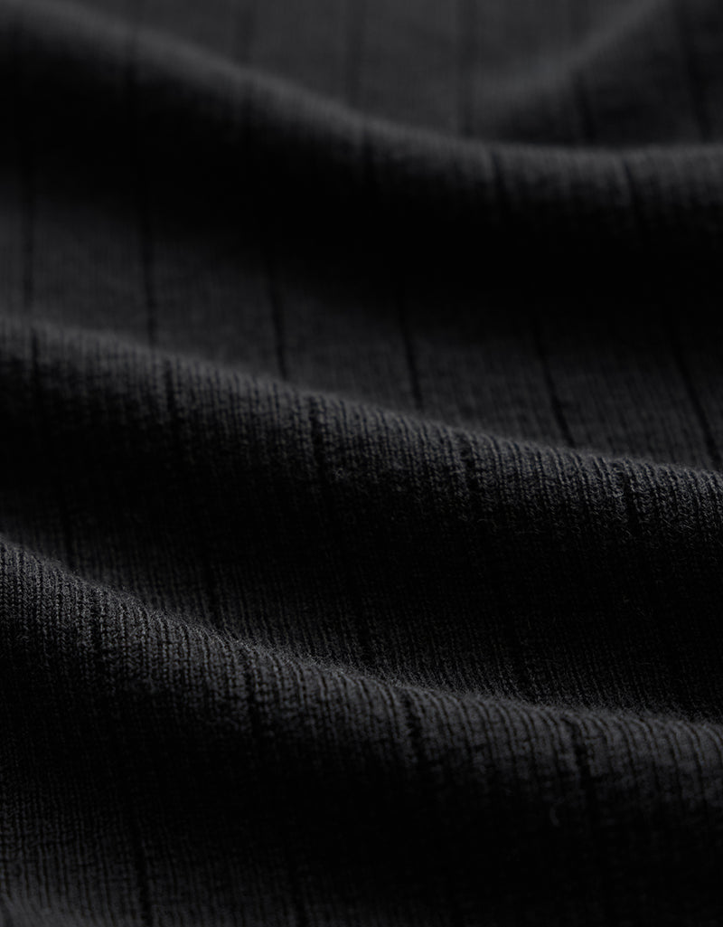 Unsubscribed Ribbed Henley Sweater