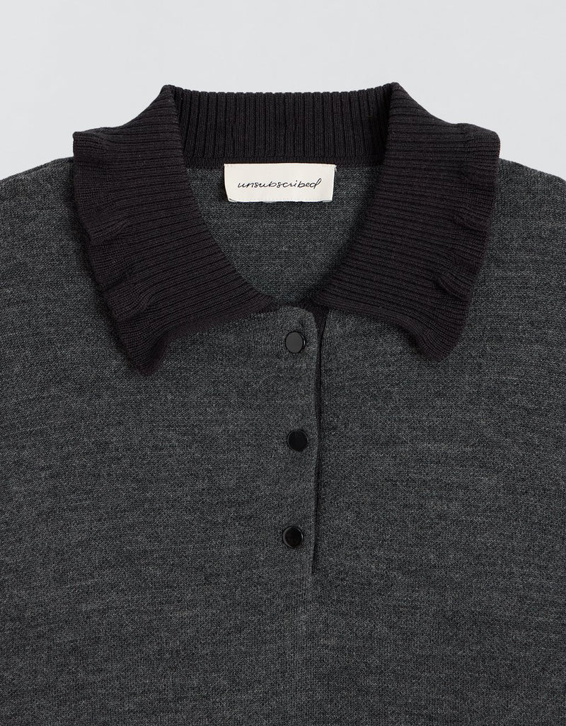 Unsubscribed Ruffle Rugby Sweater