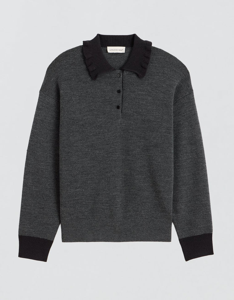Unsubscribed Ruffle Rugby Sweater